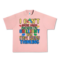 Salmon dont speak much because im brilliant Urban Heavy Tee - MaliasSmallBusiness