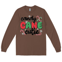 Chestnut candy cane cutie Long Sleeve Tee - MaliasSmallBusiness