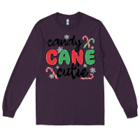 Plum candy cane cutie Long Sleeve Tee - MaliasSmallBusiness