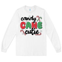 White candy cane cutie Long Sleeve Tee - MaliasSmallBusiness