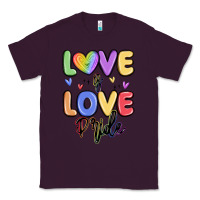 Plum love is love pride Classic Tee - MaliasSmallBusiness