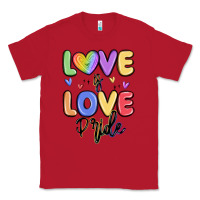 Red love is love pride Classic Tee - MaliasSmallBusiness
