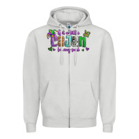 Dove Grey got a little cajun in my soul Zipper Hoodie - Jasminsmagicworld