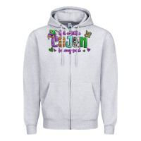 Heather Grey got a little cajun in my soul Zipper Hoodie - Jasminsmagicworld