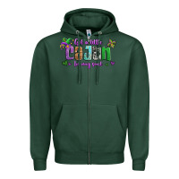 Sports Green got a little cajun in my soul Zipper Hoodie - Jasminsmagicworld