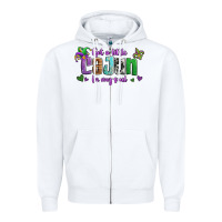 White got a little cajun in my soul Zipper Hoodie - Jasminsmagicworld