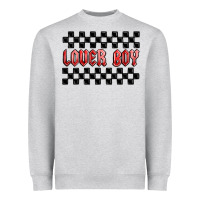 Heather Grey lover boy Heavyweight Sweatshirt - MaliasSmallBusiness