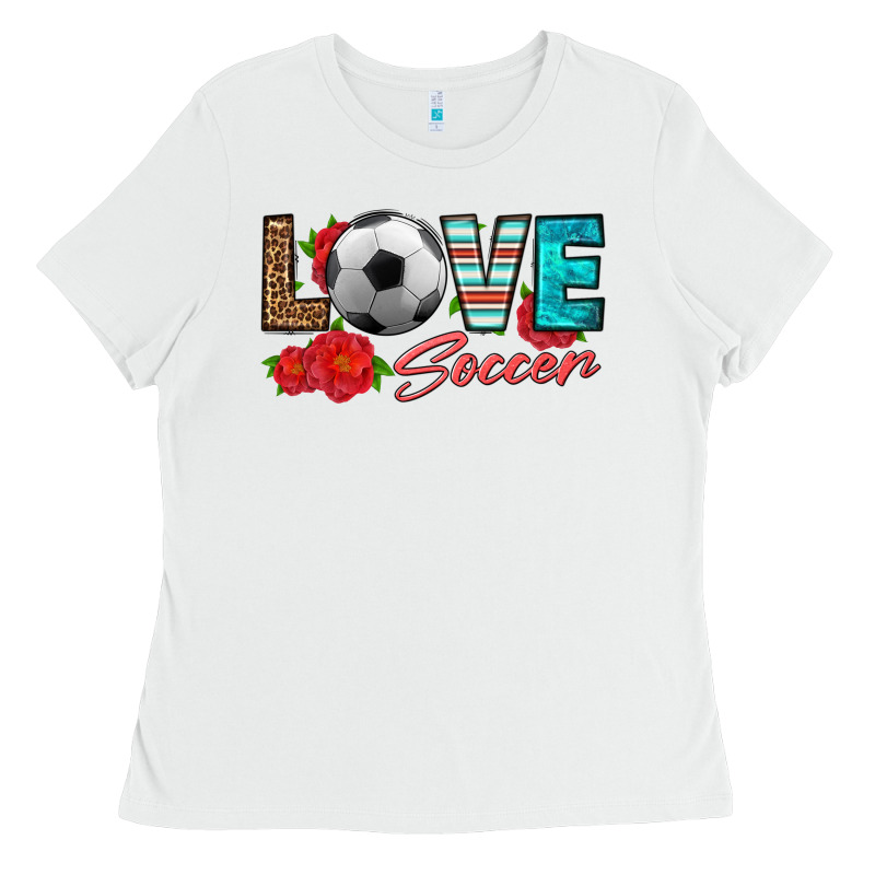 Love Soccer Ladies Tee by HRA Design Shop | Teevron