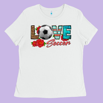 Love Soccer Ladies Tee Designed By Hra Design Shop