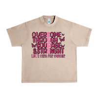 French Oak overcome through courage strength  malia Urban Heavy Tee - MaliasSmallBusiness