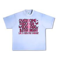 Grape Ice overcome through courage strength  malia Urban Heavy Tee - MaliasSmallBusiness