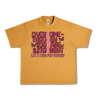 Peanut Butter overcome through courage strength  malia Urban Heavy Tee - MaliasSmallBusiness