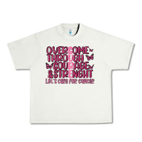 Pistachio overcome through courage strength  malia Urban Heavy Tee - MaliasSmallBusiness