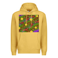 Antique Gold Mardi Gras Crabs and lemons tumbler Premium Hoodie - HowdyJamesFarm
