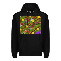 Black Mardi Gras Crabs and lemons tumbler Premium Hoodie - HowdyJamesFarm