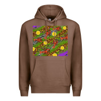 Chestnut Mardi Gras Crabs and lemons tumbler Premium Hoodie - HowdyJamesFarm