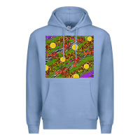 Colony Blue Mardi Gras Crabs and lemons tumbler Premium Hoodie - HowdyJamesFarm