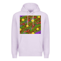 Lilac Mardi Gras Crabs and lemons tumbler Premium Hoodie - HowdyJamesFarm