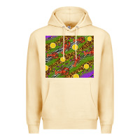 Pina Colada Mardi Gras Crabs and lemons tumbler Premium Hoodie - HowdyJamesFarm