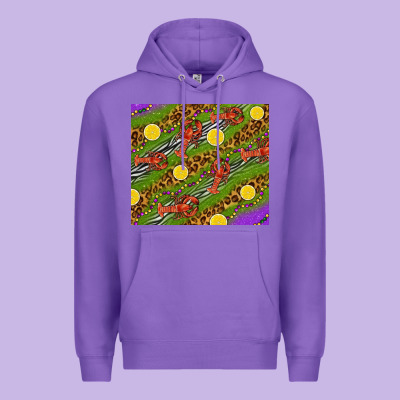 Mardi Gras Crabs And Lemons Tumbler Premium Hoodie Designed By Howdyjamesfarm