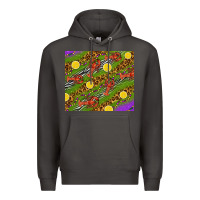 Smoke Mardi Gras Crabs and lemons tumbler Premium Hoodie - HowdyJamesFarm