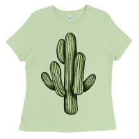Matcha cactus Ladies Tee - JahusDesignShop