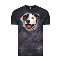 Cloud Black pittbull gray glitter Vintage Tee - Jasminsmagicworld