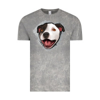 Cloud Rock pittbull gray glitter Vintage Tee - Jasminsmagicworld