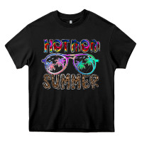 Black hot mom summer Heavy Core Tee - CowhideDigitalArt