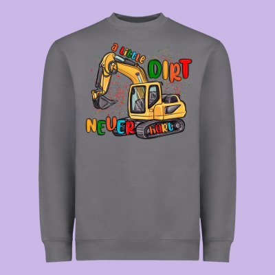 A Little Dirt Never Hurt Heavyweight Sweatshirt Designed By Maliassmallbusiness