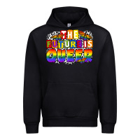 Black the future is queer Urban Hoodie - FaDigitalArtStudio