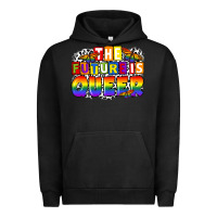 Pigment Black the future is queer Urban Hoodie - FaDigitalArtStudio