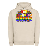 Pigment French Oak the future is queer Urban Hoodie - FaDigitalArtStudio