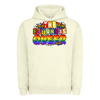 Pigment Pistachio the future is queer Urban Hoodie - FaDigitalArtStudio