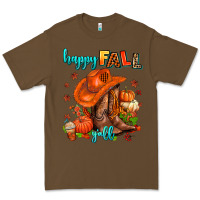 Cacao happy fall y'all  cowgirl Premium Tee - AdoDesignShop