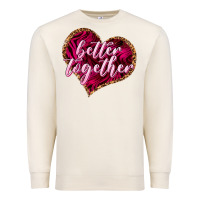 Better Together Valentine's Day Premium Sweatshirt | Teevron