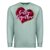 Seafoam Better together Valentine's Day Premium Sweatshirt - HowdyJamesFarm