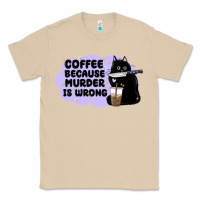 Mushroom coffee because murder is wrong Classic Tee - MaliasSmallBusiness