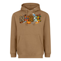 Toasted Coconut Fall Nurse Heavyweight Hoodie - NancyCooperArtShop