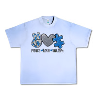 Peace Love Autism Urban Heavy Tee | Teevron