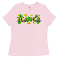 Bubblegum Pink St. Patricks Day mama Ladies Tee - Neo Western