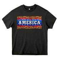 Asphalt america license plate Heavy Core Tee - HRA Design Shop