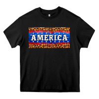 Black america license plate Heavy Core Tee - HRA Design Shop