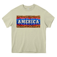 Mossy america license plate Heavy Core Tee - HRA Design Shop