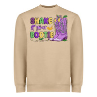 Mushroom shake your bootie mardi gras Heavyweight Sweatshirt - MaliasSmallBusiness