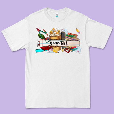 Costomized Teachers Name Premium Tee Designed By Adodesignshop