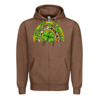 Chestnut western st patricks rainbow Zipper Hoodie - Jasminsmagicworld