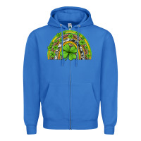 True Royal western st patricks rainbow Zipper Hoodie - Jasminsmagicworld