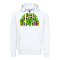 White western st patricks rainbow Zipper Hoodie - Jasminsmagicworld