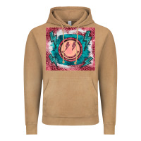 Vintage Camel western lightning bolt smiling face turquoise Vintage Hoodie - BarkalooDesign
